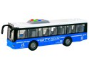 Autobus Na Baterie Światła Dźwięki Napęd Frykcyjny Niebieski 1:16 Autobus Na Baterie Światła Dźwięki Napęd Frykcyjny Niebieski 1:16