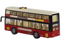 Autobus Piętrowy Miejski Światła Dźwięki Czerwony 1:16 Autobus Piętrowy Miejski Światła Dźwięki Czerwony 1:16