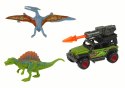 Dinozaury Figurki Zestaw Auto Rakieta Pomarańczowy Dinozaury Figurki Zestaw Auto Rakieta Pomarańczowy