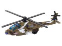 Helikopter Wojskowy Śmigłowiec Militarny Aluminiowy Mix Dźwięk Światła Helikopter Wojskowy Śmigłowiec Militarny Aluminiowy Mix Dźwięk Światła