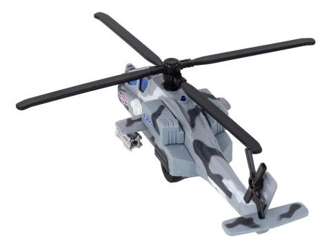 Helikopter Wojskowy Śmigłowiec Militarny Aluminiowy Mix Dźwięk Światła Helikopter Wojskowy Śmigłowiec Militarny Aluminiowy Mix Dźwięk Światła
