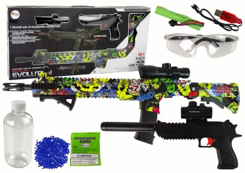Karabin Pistolet na Kulki Wodne Akcesoria Kolorowy Karabin Pistolet na Kulki Wodne Akcesoria Kolorowy