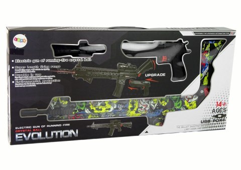Karabin Pistolet na Kulki Wodne Akcesoria Kolorowy Karabin Pistolet na Kulki Wodne Akcesoria Kolorowy