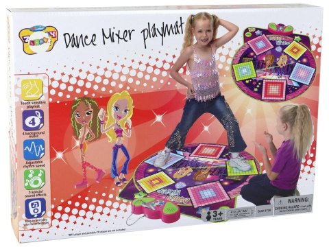 Mata Taneczna Dla Dzieci Na Baterie Światła Dźwięki Do Tańca 91cm x 93cm Mata Taneczna Dla Dzieci Na Baterie Światła Dźwięki Do Tańca 91cm x 93cm