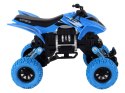 Pojazd Terenowy Pchacz Quad XC Gumowe Koła Niebieski Pojazd Terenowy Pchacz Quad XC Gumowe Koła Niebieski