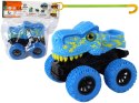 Pojazd Terenowy Pchacz Tyranozaur Rex Gumowe Koła Niebieski Pojazd Terenowy Pchacz Tyranozaur Rex Gumowe Koła Niebieski