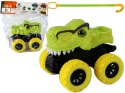 Pojazd Terenowy Pchacz Tyranozaur Rex Gumowe Koła Zielony Pojazd Terenowy Pchacz Tyranozaur Rex Gumowe Koła Zielony
