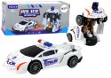 Samochód-Robot Policja Biały 2w1 Transformacja Samochód-Robot Policja Biały 2w1 Transformacja