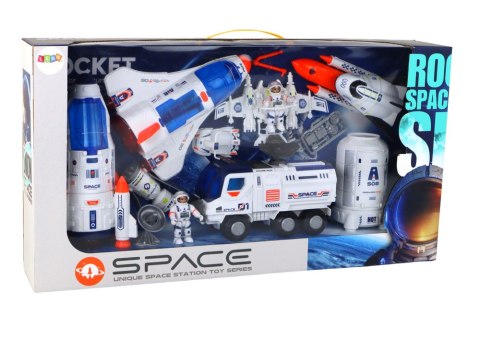 Zestaw Misja Kosmiczna Rakieta Kosmos Statki Space Pojazdy 12 ele Zestaw Misja Kosmiczna Rakieta Kosmos Statki Space Pojazdy 12 ele