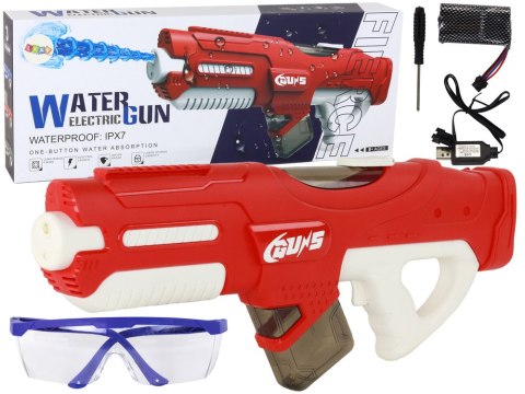 Duży Pistolet Na Wodę Czerwony 750ml Okulary Duży Pistolet Na Wodę Czerwony 750ml Okulary