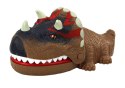 Gra Zręcznościowa Gryzący Dinozaur Triceratops Brązowy Światła Dźwięki Gra Zręcznościowa Gryzący Dinozaur Triceratops Brązowy Światła Dźwięki