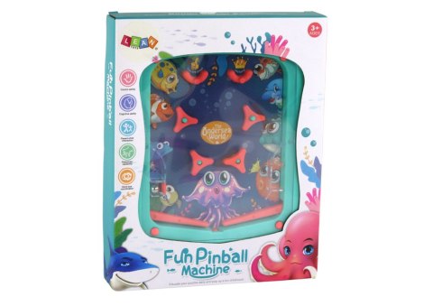 Gra Zręcznościowa Mini Pinball Gra z Kulką Zielona Gra Zręcznościowa Mini Pinball Gra z Kulką Zielona