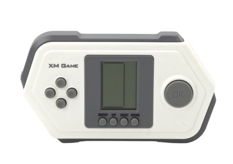 Konsola Elektroniczna GraTetris Brick Game Szaro - Biała Konsola Elektroniczna GraTetris Brick Game Szaro - Biała
