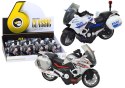 Motocykl Z Napędem Frykcyjnym Skala 1:10 Policyjny Sportowy Motocykl Z Napędem Frykcyjnym Skala 1:10 Policyjny Sportowy