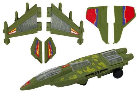 Myśliwiec Militarny F35 Jeżdżący Światła Dźwięki Zielony Myśliwiec Militarny F35 Jeżdżący Światła Dźwięki Zielony