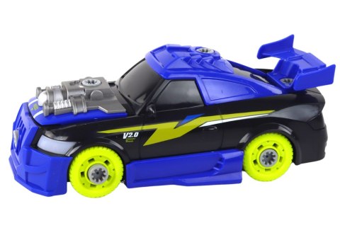 Niebieskie Auto DIY Do Skręcania i Rozkręcania Dźwięki Światła Wiertarka Niebieskie Auto DIY Do Skręcania i Rozkręcania Dźwięki Światła Wiertarka