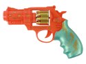 Pistolet Pomarańczowy Revolver Broń Dźwięki Światła Pistolet Pomarańczowy Revolver Broń Dźwięki Światła