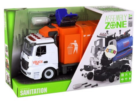Śmieciarka Sorter Segregacja Zestaw DIY Śrubokręt Dźwięk Śmieciarka Sorter Segregacja Zestaw DIY Śrubokręt Dźwięk