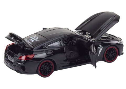 Auto Sportowe Metalowe Napęd Frykcyjny Otwierane Elementy 1:24 Czarne Auto Sportowe Metalowe Napęd Frykcyjny Otwierane Elementy 1:24 Czarne
