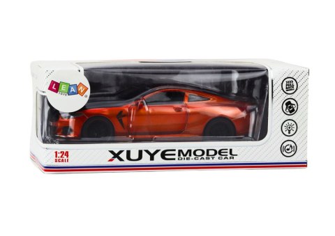 Auto Sportowe Metalowe Napęd Frykcyjny Otwierane Elementy 1:24 Pomarańczowe Auto Sportowe Metalowe Napęd Frykcyjny Otwierane Elementy 1:24 Pomarańczowe