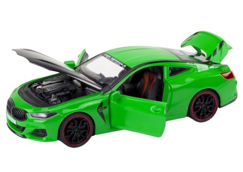 Auto Sportowe Metalowe Napęd Frykcyjny Otwierane Elementy 1:24 Zielone Auto Sportowe Metalowe Napęd Frykcyjny Otwierane Elementy 1:24 Zielone