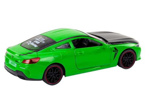 Auto Sportowe Metalowe Napęd Frykcyjny Otwierane Elementy 1:24 Zielone Auto Sportowe Metalowe Napęd Frykcyjny Otwierane Elementy 1:24 Zielone