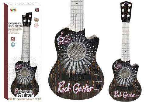 Gitara Zabawkowa Elektryczna Światła Dźwięki Kostka Gitara Zabawkowa Elektryczna Światła Dźwięki Kostka