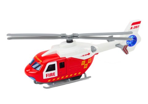 Helikopter Ratunkowy Policyjny Strażacki Metalowy Napęd Otwierane Drzwi Helikopter Ratunkowy Policyjny Strażacki Metalowy Napęd Otwierane Drzwi