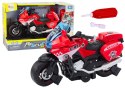 Motocykl Do Skręcania Ratunkowy DIY Światła Dźwięki Czerwony Motocykl Do Skręcania Ratunkowy DIY Światła Dźwięki Czerwony