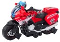 Motocykl Do Skręcania Ratunkowy DIY Światła Dźwięki Czerwony Motocykl Do Skręcania Ratunkowy DIY Światła Dźwięki Czerwony