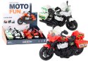 Motocykl Policyjny 1:10 Światła Dźwięki Biały Czerwony Motocykl Policyjny 1:10 Światła Dźwięki Biały Czerwony
