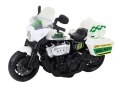 Motocykl Policyjny 1:10 Światła Dźwięki Biały Czerwony Motocykl Policyjny 1:10 Światła Dźwięki Biały Czerwony