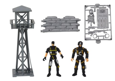 Zestaw Policyjny Wóz Quad Figurki Helikopter Światła Dźwięki Zestaw Policyjny Wóz Quad Figurki Helikopter Światła Dźwięki