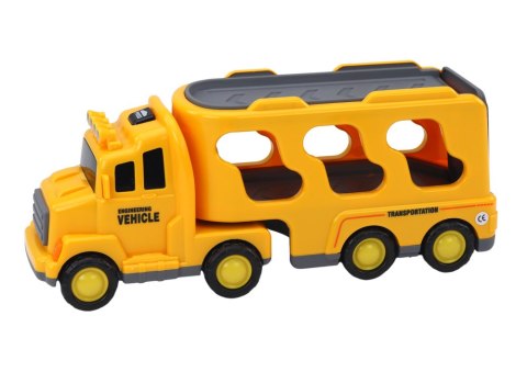 Auto Laweta Lora Pomoc Drogowa Pojazdy Budowlane Żółty Auto Laweta Lora Pomoc Drogowa Pojazdy Budowlane Żółty
