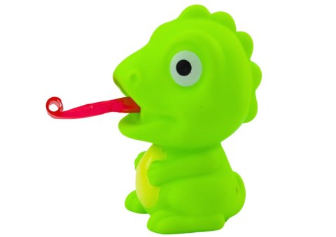 Dinozaur Gumowy Z Wysuwanym Językiem Zielony 8CM Dinozaur Gumowy Z Wysuwanym Językiem Zielony 8CM