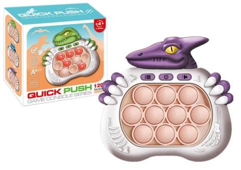 Gra Sensoryczna Dinozaur Pop It Na Baterie Światła Dźwięki Fioletowy Gra Sensoryczna Dinozaur Pop It Na Baterie Światła Dźwięki Fioletowy