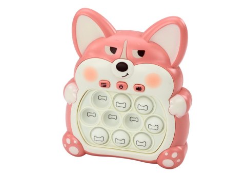 Gra Zręcznościowa Konsola Pop-It Lisek 7 Trybów Gry Różowy Sensoryczna Gra Zręcznościowa Konsola Pop-It Lisek 7 Trybów Gry Różowy Sensoryczna