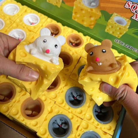 Mysz W Serze Gniotek Squishy Myszka Sensoryczna Pop It Mysz W Serze Gniotek Squishy Myszka Sensoryczna Pop It