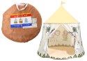 Namiot Indiański Tipi Dla Dzieci Beżowy 125 Cm Namiot Indiański Tipi Dla Dzieci Beżowy 125 Cm