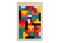 Drewniane Puzzle Układanka Logiczna 40 Elementów Drewniane Puzzle Układanka Logiczna 40 Elementów