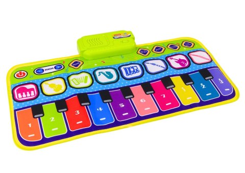Mata Taneczna Interaktywna Pianinko Instrumenty 60cm x 30cm Mata Taneczna Interaktywna Pianinko Instrumenty 60cm x 30cm