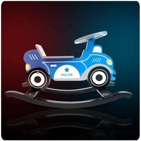 Drewniane auto na biegunach Ricokids 785000 policja Drewniane auto na biegunach Ricokids 785000 policja