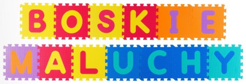 Duża mata piankowa, puzzle, litery kolorowe 36 szt Duża mata piankowa, puzzle, litery kolorowe 36 szt
