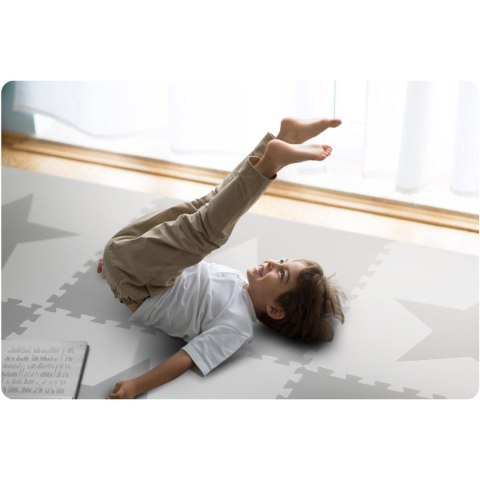 Mata piankowe duże puzzle piankowe szachownica 180x180cm 9szt - gwiazdki Mata piankowe duże puzzle piankowe szachownica 180x180cm 9szt - gwiazdki