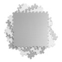 Piankowa mata puzzle biało-szara 60 x 60 cm 9 szt Piankowa mata puzzle biało-szara 60 x 60 cm 9 szt