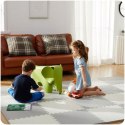 Piankowa mata puzzle biało-szara 60 x 60 cm 9 szt Piankowa mata puzzle biało-szara 60 x 60 cm 9 szt