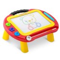 Znikopis tablica + stolik do rysowania Ricokids - czerwony Znikopis tablica + stolik do rysowania Ricokids - czerwony