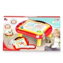 Znikopis tablica + stolik do rysowania Ricokids - czerwony Znikopis tablica + stolik do rysowania Ricokids - czerwony