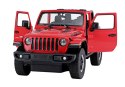 Auto R/C Jeep Wrangler Rubicon 1:14 Rastar Czerwony Auto R/C Jeep Wrangler Rubicon 1:14 Rastar Czerwony