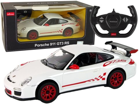 Auto R/C Porsche 911 GT3 RS 1:14 Rastar Białe Auto R/C Porsche 911 GT3 RS 1:14 Rastar Białe